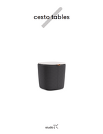 Cesto Tables Sell Sheet